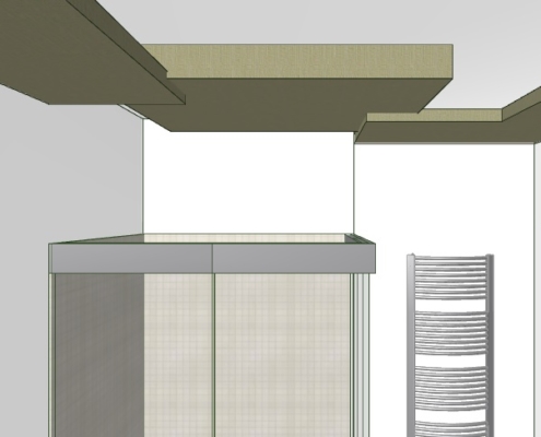 progetto arredamento bagno 3D