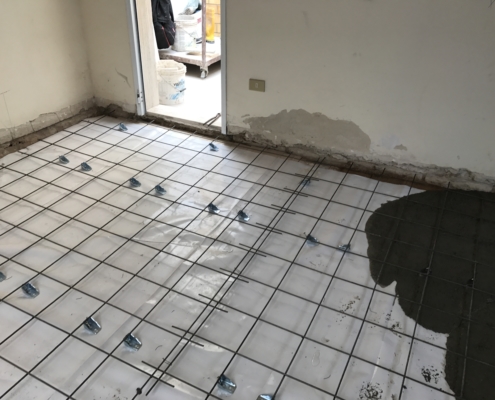 realizzazione di massetto