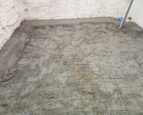 realizzazione di massetto