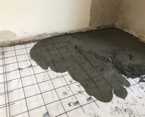realizzazione di massetto