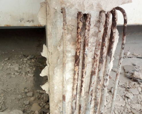 rimozione di calcestruzzo ammalorato