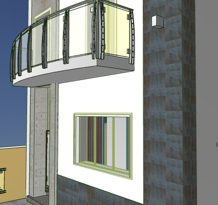 progetto facciata 3D