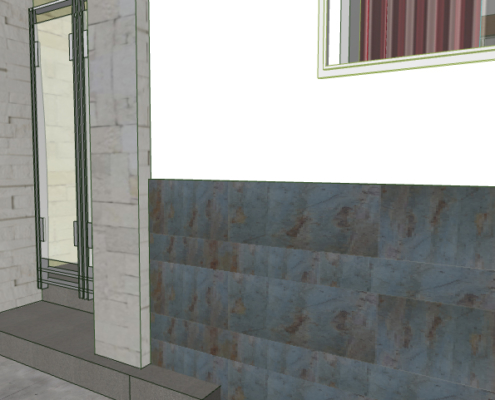 progetto portone 3D