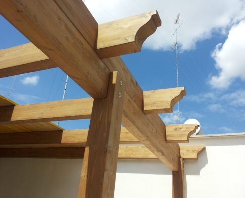 realizzazione copertura in legno